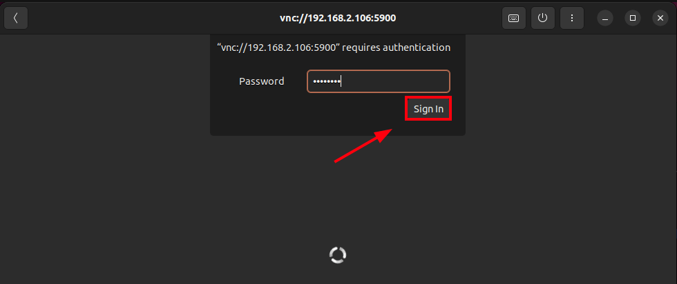 Fedora Screen Sharing Password