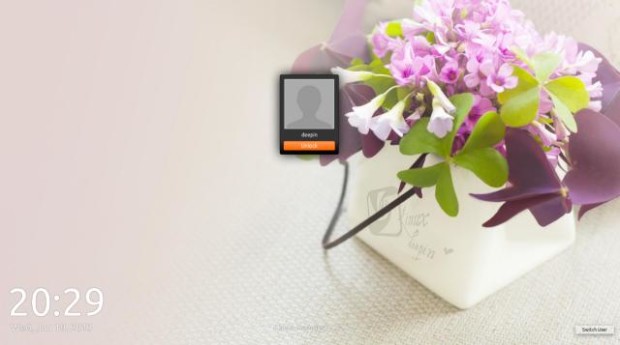 Linux Deepin Login Greeter