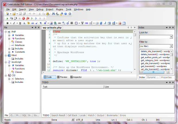 Codelobster PHP Editor