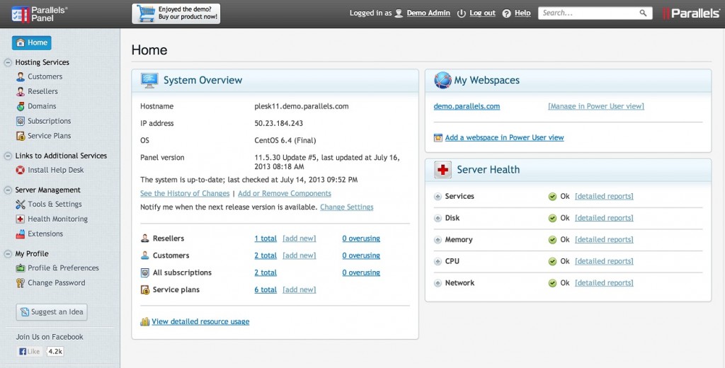 Plesk Panel | Tecmint: Linux Howtos, Tutorials & Guides