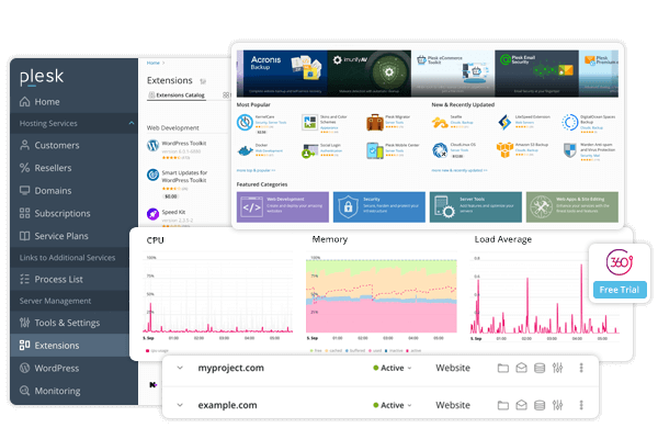 Plesk - Web Hosting and Server Management Software