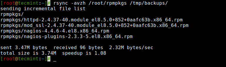 Rsync Local Directory