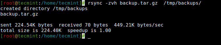 Rsync Local Files