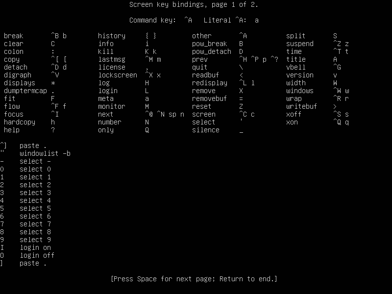 mtty command line screen position