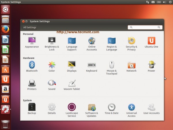 Ubuntu 13.10 Saucy Desktop