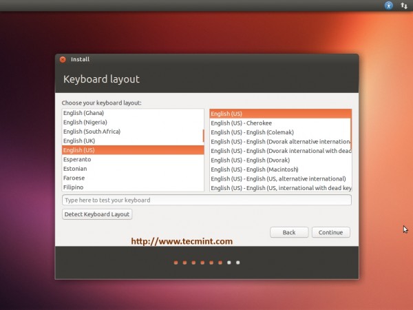 Select Keyboard Layout