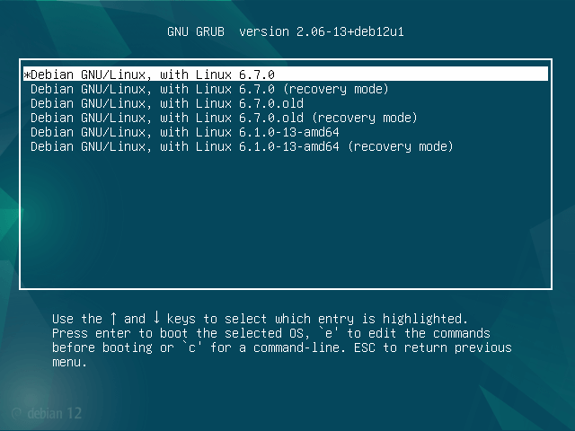 Debian New Kernel