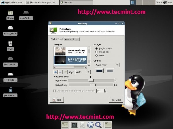 Desktop Settings