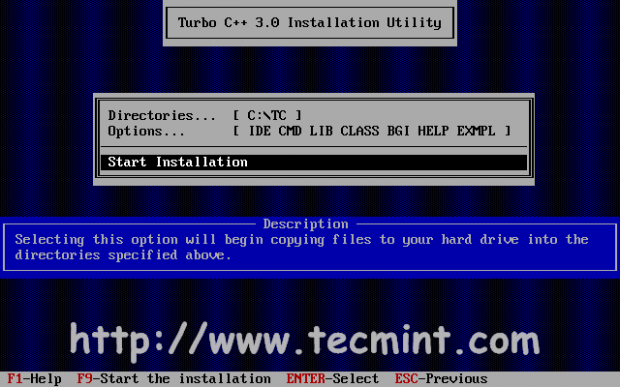 Install Turbo C++