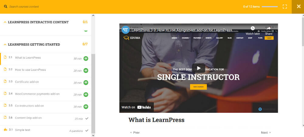 LearnPress – WordPress LMS Plugin