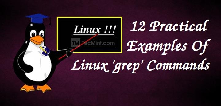 Linux grep Command Examples