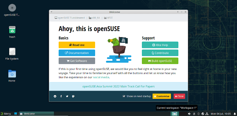 OpenSUSE Tumbleweed Desktop