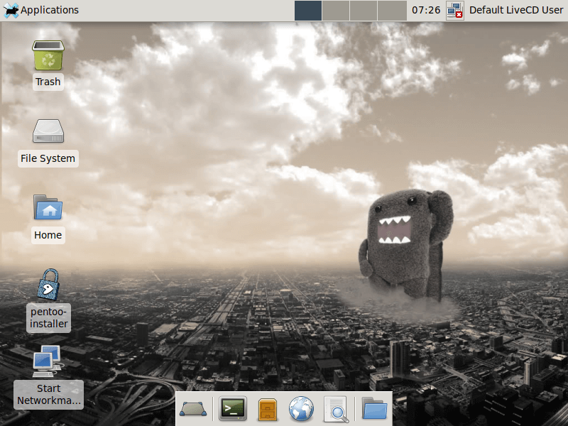 Pentoo Linux Desktop