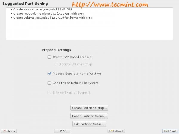 Create Partitions Manually