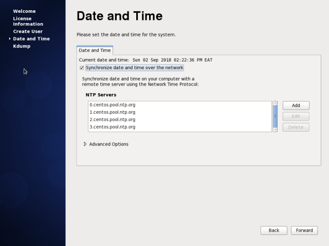 CentOS 6.10 Date and Time