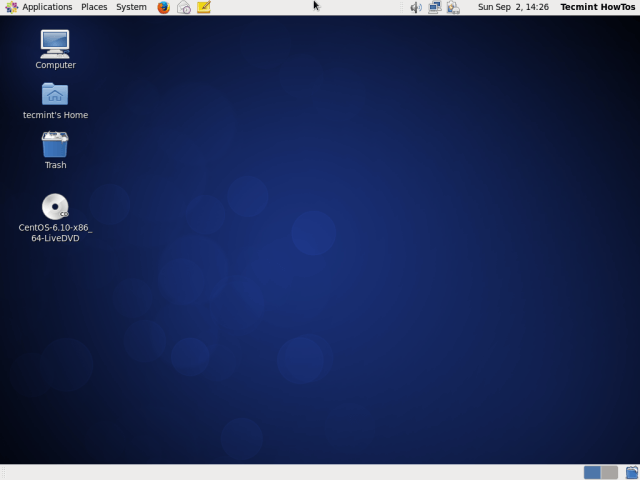 CentOS 6.10 Desktop