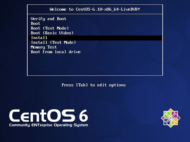 CentOS 6.10 Instalați Meniul Grub