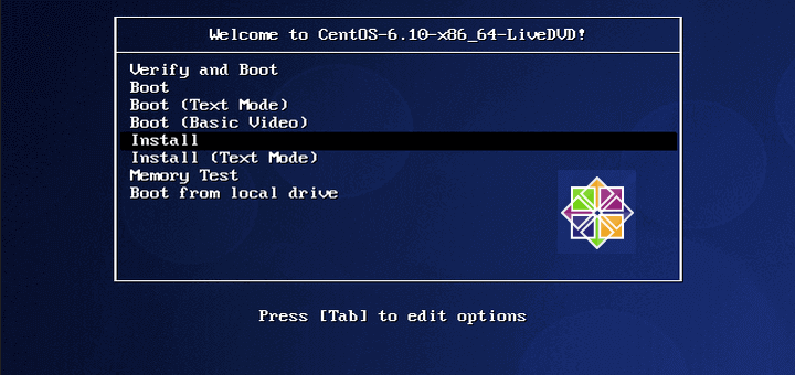 CentOS 6.10 Installation Guide