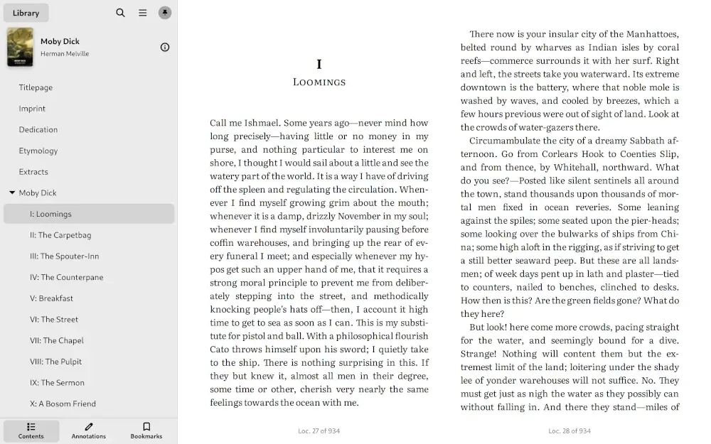 Foliate - eBook-Reader für Linux