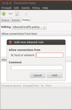 Allow Connections From Host 