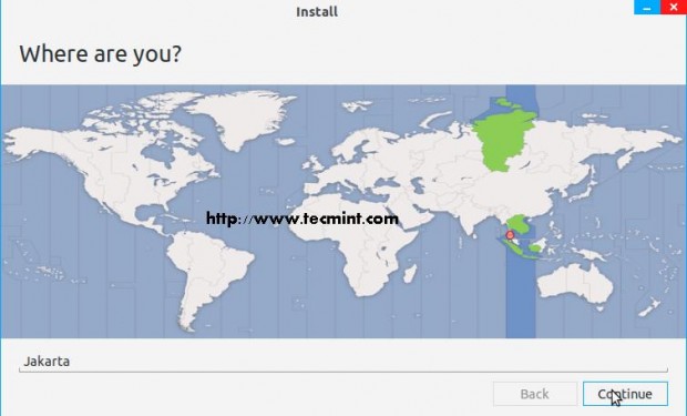 Select Timezone