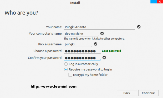 Submit User Information