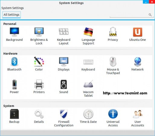 System Settings