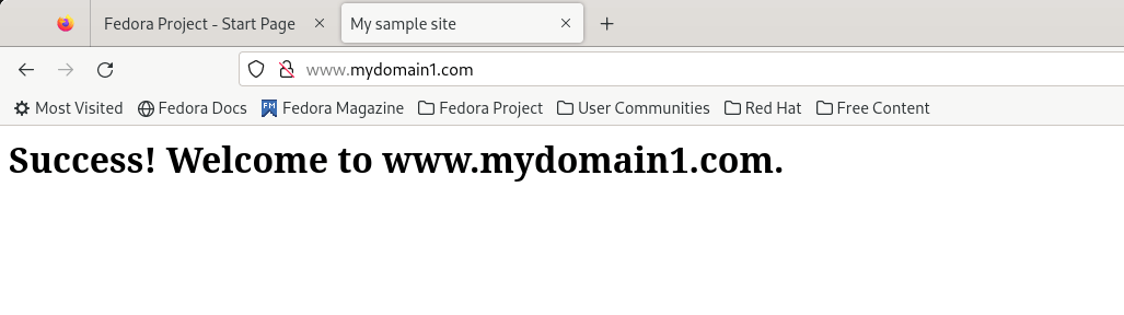 Check mydomain1.com