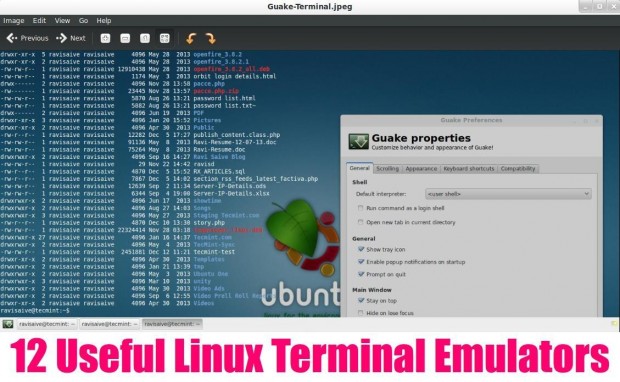 Linux Terminal Emulators | Tecmint: Linux Howtos, Tutorials & Guides