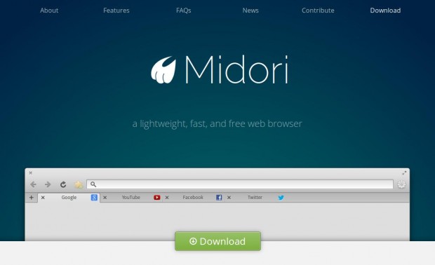 Install Midori Web Browser in Linux