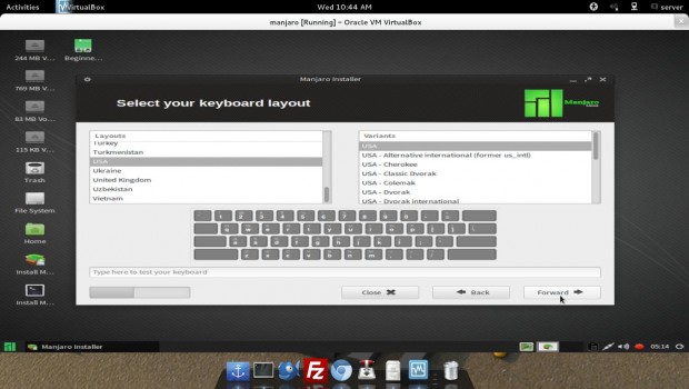 Select Keyboard