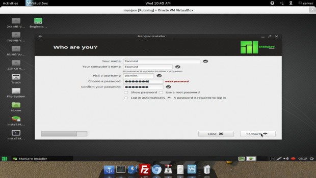 Submit User Details