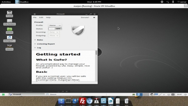 Manjaro Firewall