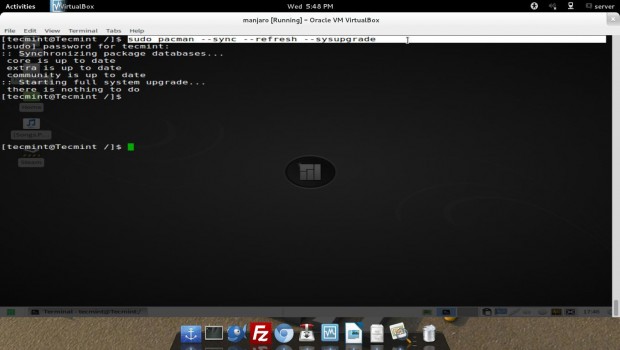 Update Manjaro