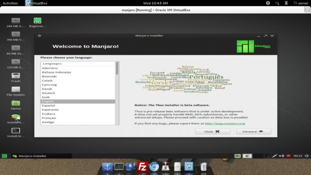 Installing Manjaro