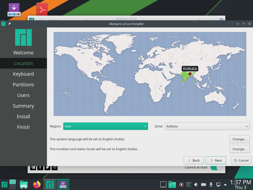 Set Manjaro Timezone