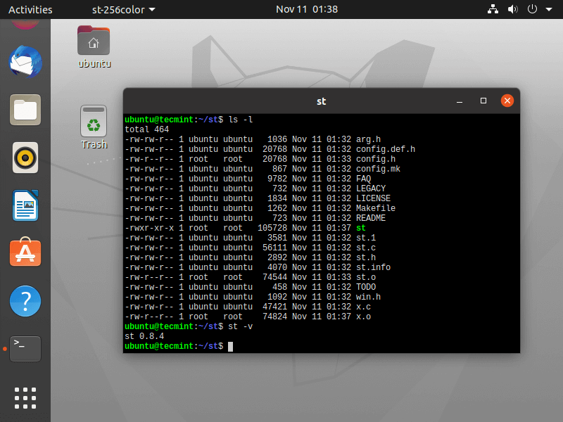 St Terminal for Linux