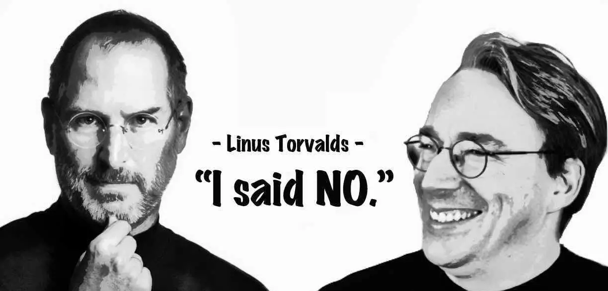 Linus Torvalds Turns Down Steve Jobs' Apple Job Offer