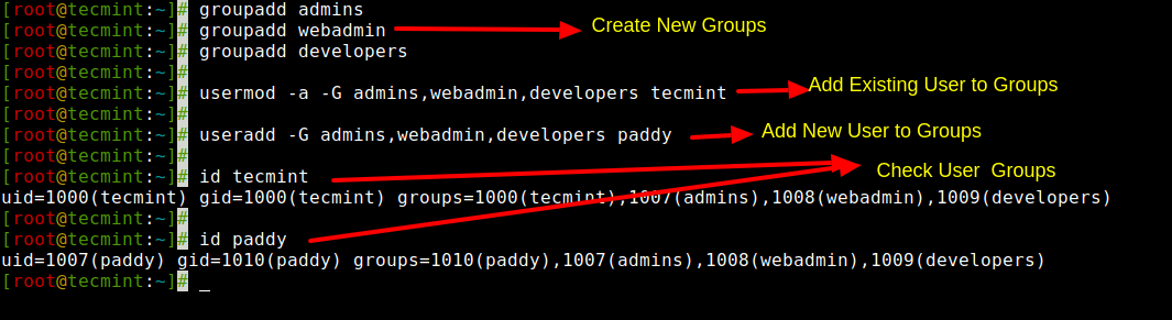 Add User to Group in Linux