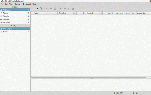 Batch Downloads Using uGet