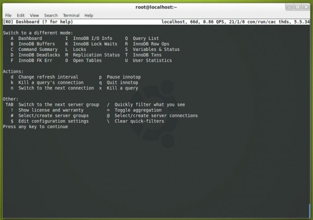 Install Innotop in Linux