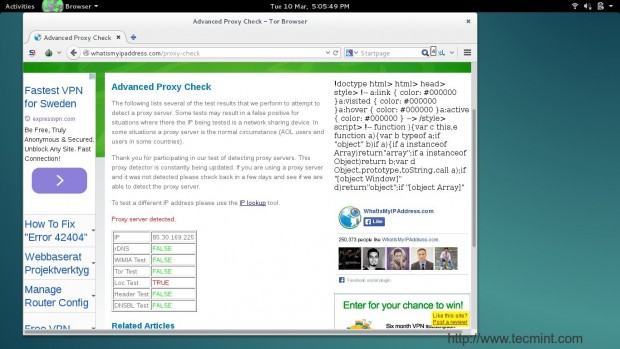Checking IP Address