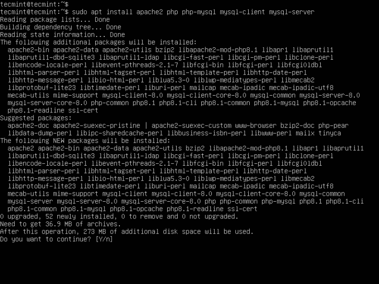 Ubuntu 22.04 Server Installation with LAMP Stack Setup