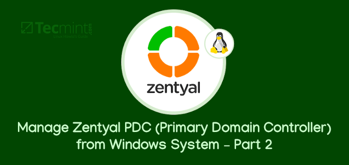 Manage Zentyal PDC from Windows