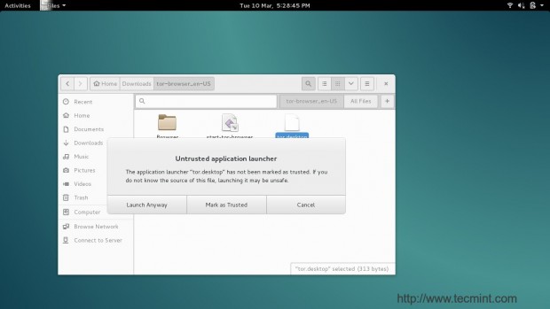 Tor Application Launcher