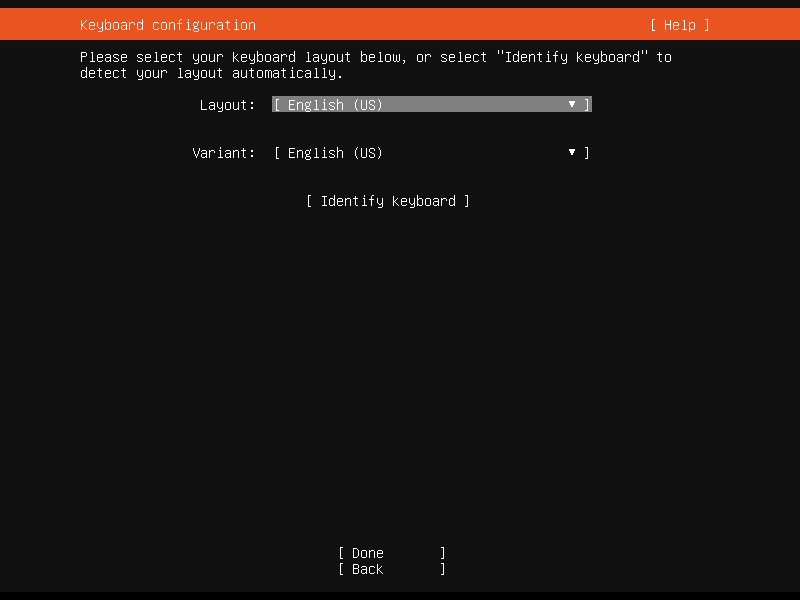 Ubuntu Server Keyboard Layout