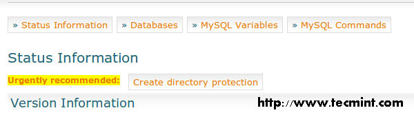 Protect MySQLDumper