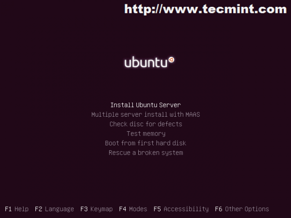Install Ubuntu Server 