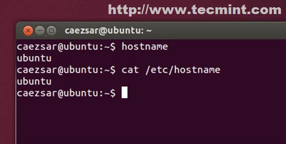 Set Hostname