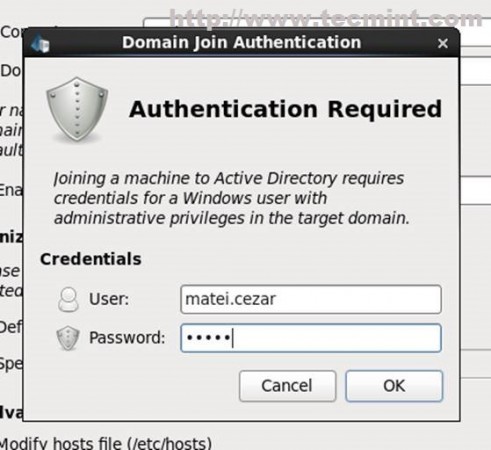Domain Join Authentication